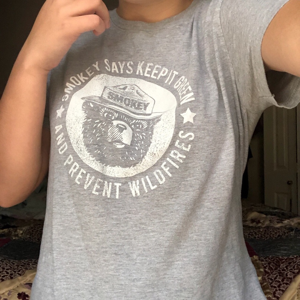 Smokey bear tee ‘Keep It Green’ size S